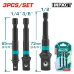 KIT ADAPTADORES PARA COPAS 1/4" 3/8" Y 1/2" TAC273651 TOTAL