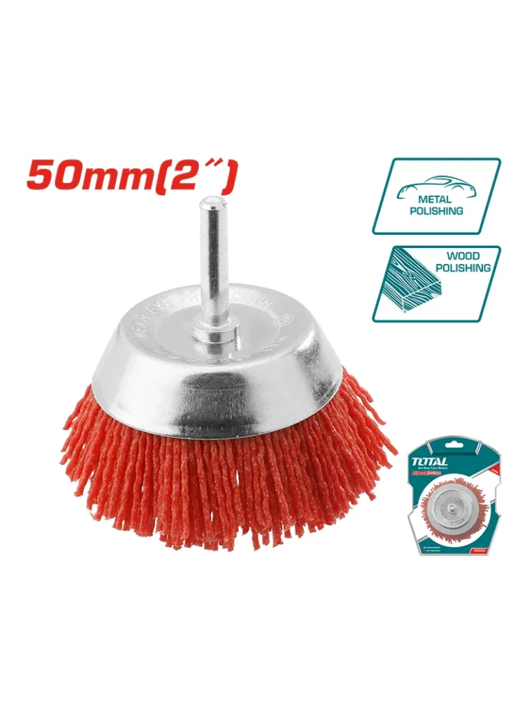 GRATA NYLON COPA 2" 1/4" PARA TALADRO TAC33025 TOTAL TOOLS