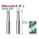 Porta puntas magnéticas de 1/4" X 2.3/8" TAC461601 Total Tools