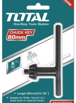 LLAVE PARA MANDRIL 3/8" Y 1/2" TAC470131 TOTAL TOOLS