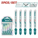 JUEGO DE 5 SIERRAS PARA CALADORA TAC51118A TOTAL TOOLS