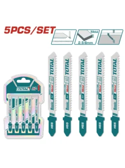 JUEGO DE 5 SIERRAS PARA CALADORA TAC51118A TOTAL TOOLS