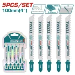 SET DE 5 SIERRAS PARA CALADORA TAC51144D TOTAL TOOLS