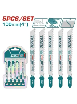 SET DE 5 SIERRAS PARA CALADORA TAC51144D TOTAL TOOLS