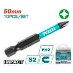 SET PUNTAS ESTRELLA DOBLE NO. 2 X 2" TAC16PH233 TOTAL TOOLS