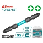 Juego de puntas estrella de impacto 2 X 2 X 2.1/2" TACIM16PH233 Total