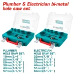 Set sierras copa bimetálica 3/4" A 2-1/2" TACSH0021 Total