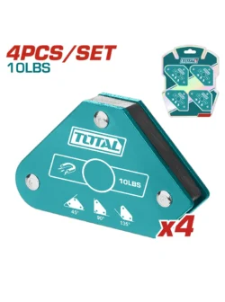 SET 4 ESCUADRAS MAGNÉTICAS PARA SOLDAR TAMWH4001 TOTAL