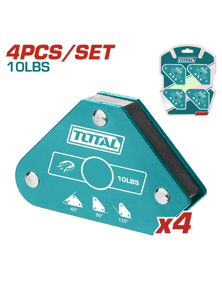SET 4 ESCUADRAS MAGNÉTICAS PARA SOLDAR TAMWH4001 TOTAL
