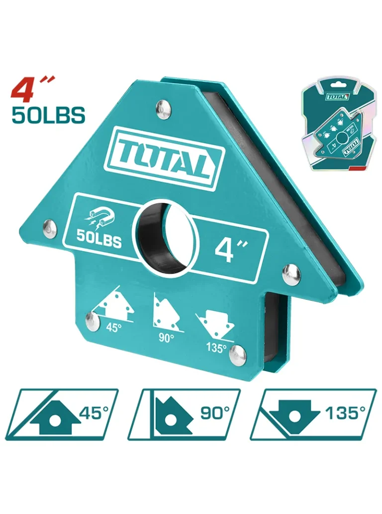 ESCUADRA MAGNÉTICA PARA SOLDAR 4" 50 LIBRAS TAMWH50042 TOTAL