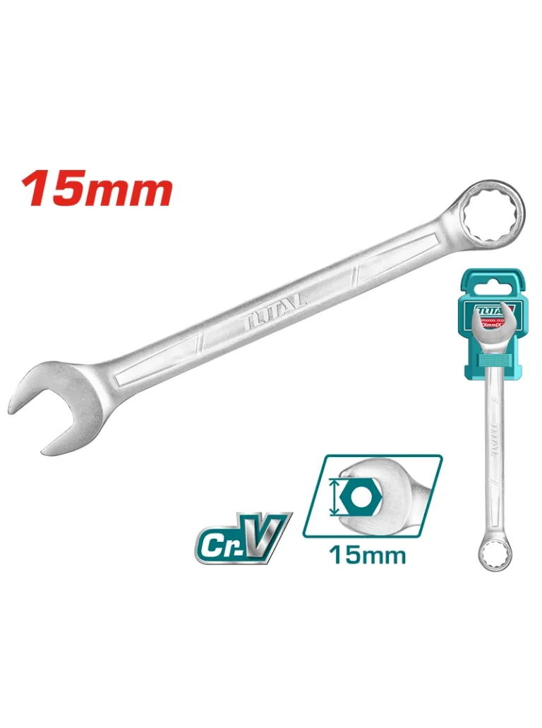 LLAVE COMBINADA DE 15mm TCSPA151 TOTAL TOOLS