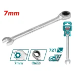 LLAVE COMBINADA TIPO RACHET DE 7mm TCSPAR071 TOTAL TOOLS