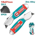 NAVAJA BISTURÍ RETRACTIL CON 6 CUCHILLAS TG5126101 TOTAL TOOLS