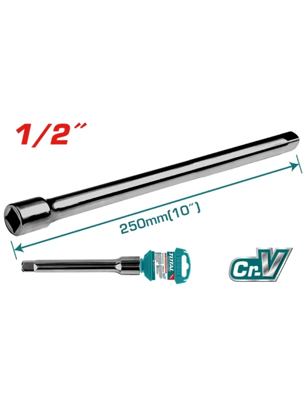 EXTENSIÓN PARA COPAS DE 1/2" X 10" THEB12101 TOTAL TOOLS