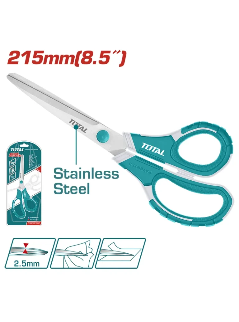 TIJERAS PARA HOGAR DE 8.1/2" THSCRS812001 TOTAL TOOLS