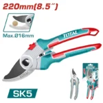 TIJERA PARA PODAR DE 8.1/2" THT0601 TOTAL TOOLS