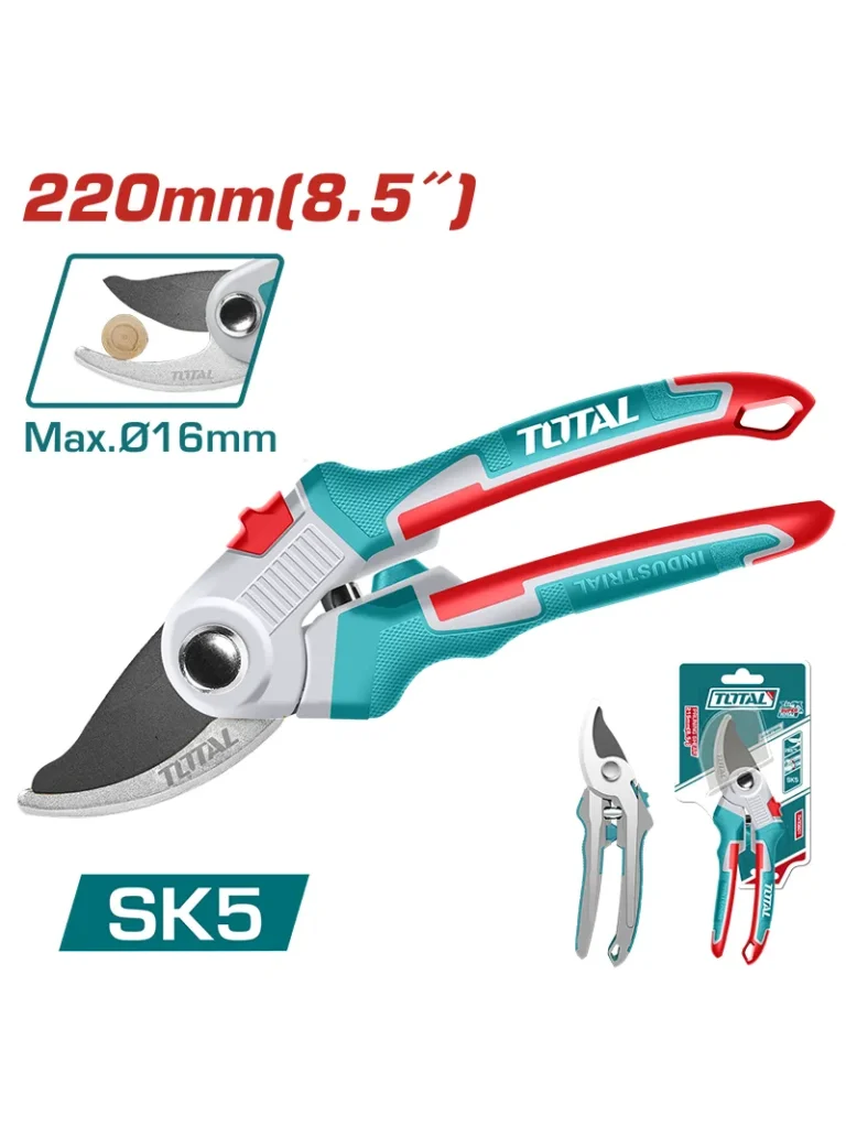 TIJERA PARA PODAR DE 8.1/2" THT0601 TOTAL TOOLS