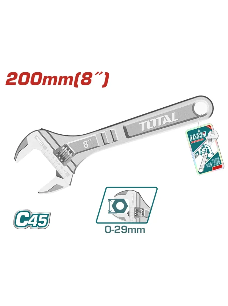 LLAVE EXPANSIVA PICOLORO 8" THT101083 TOTAL TOOLS