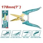 TIJERAS DE ELECTRICISTA DE 7" THT117871 TOTAL TOOLS