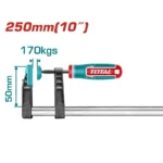 PRENSA RÁPIDA DE 10" X 50mm GRADUABLE THT1320503 TOTAL TOOLS