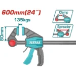 PRENSA RÁPIDA DE 24" DE BARRA THT1346802 TOTAL TOOLS