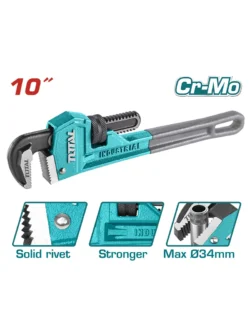 LLAVE PARA TUBO INDUSTRIAL 10" THT171006 TOTAL TOOLS