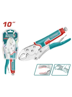 ALICATE HOMBRESOLO CURVO DE 10" THT191003 TOTAL TOOLS