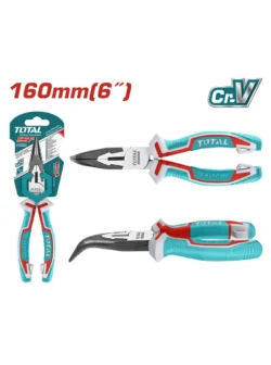 ALICATE PINZA DE PUNTA CURVA DE 6" THT24616 TOTAL TOOLS