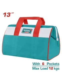 MOCHILA PORTA HERRAMIENTAS DE 13" THT261325 TOTAL TOOLS