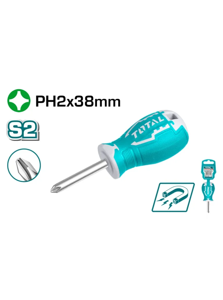 DESTORNILLADOR ESTRELLA DE 1/4" X 1.1/2" THT26PH2038 TOTAL