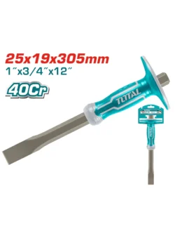 CINCEL PLANO CON PROTECTOR 1" X 12" THT4411219 TOTAL TOOLS