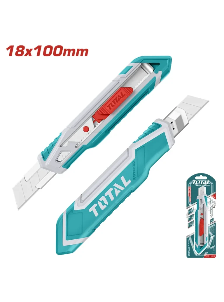 NAVAJA BISTURÍ RETRACTIL DE MANO 18MM THT511816 TOTAL