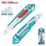 NAVAJA BISTURÍ RETRACTIL DE MANO 18mm THT511836 TOTAL TOOLS