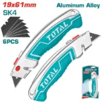 NAVAJA BISTURÍ CON 5 CUCHILLAS THT5126128 TOTAL TOOLS