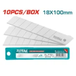 SET CUCHILLAS PARA BISTURÍ 18 X 100mm THT519112 TOTAL TOOLS