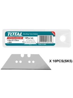 SET DE 10 CUCHILLAS PARA BISTURÍ THT519611 TOTAL TOOLS