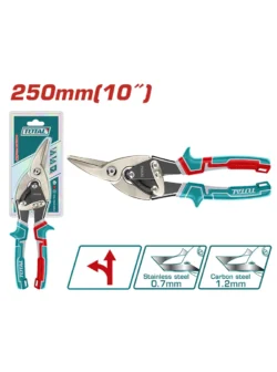 TIJERA TIPO AVIACION LIVIANA IZQUIERDA 10" THT521106 TOTAL TOOLS