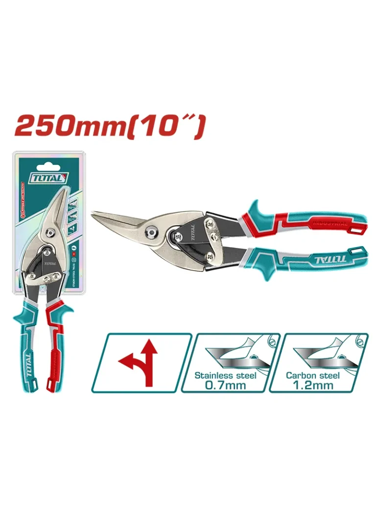 TIJERA TIPO AVIACION LIVIANA IZQUIERDA 10" THT521106 TOTAL TOOLS