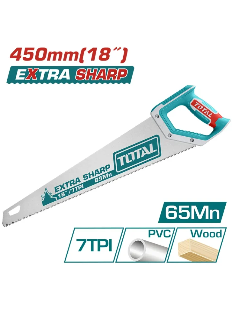 SERRUCHO DE MANO DE 18" THT55450 TOTAL TOOLS