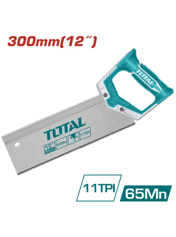 SERRUCHO DE COSTILLA DE 12" THT59126B TOTAL TOOLS