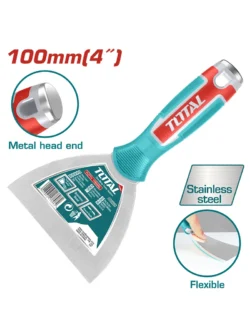 ESPATULA INDUSTRIAL DE 100mm 4" THT831006 TOTAL TOOLS