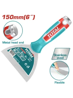 ESPATULA INDUSTRIAL DE 150mm 6" THT831506 TOTAL TOOLS