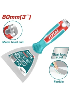 ESPATULA INDUSTRIAL DE 80mm 3" THT83806 TOTAL TOOLS