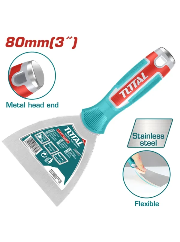 ESPATULA INDUSTRIAL DE 80mm 3" THT83806 TOTAL TOOLS