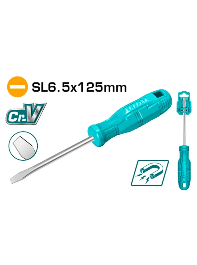 DESTORNILLADOR DE PALA DE 1/4" X 5" THTDC2156 TOTAL TOOLS