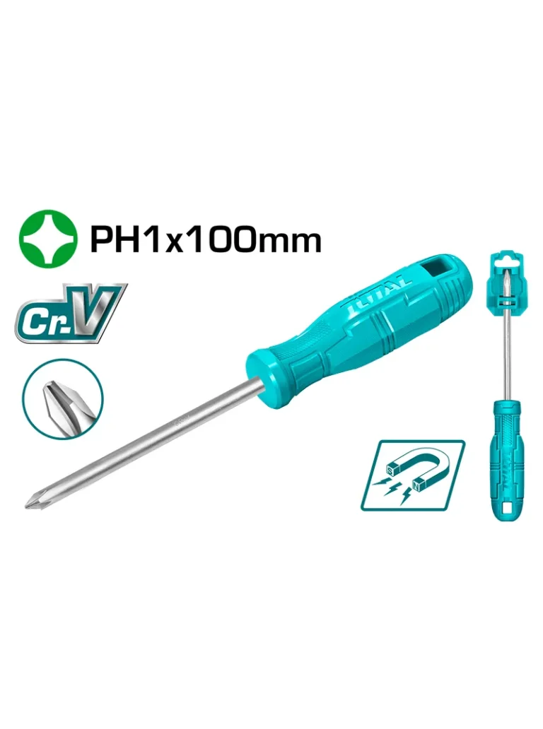 DESTORNILLADOR ESTRELLA DE 3/16" X 4" THTDC2246 TOTAL TOOLS