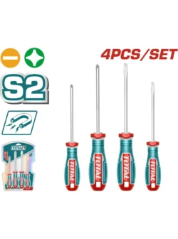 JUEGO DE 4 DESTORNILLADORES TKSDS0426 TOTAL TOOLS