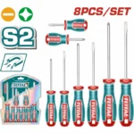 JUEGO DE DESTORNILLADORES PALA Y ESTRELLA TKSDS0826 TOTAL TOOLS