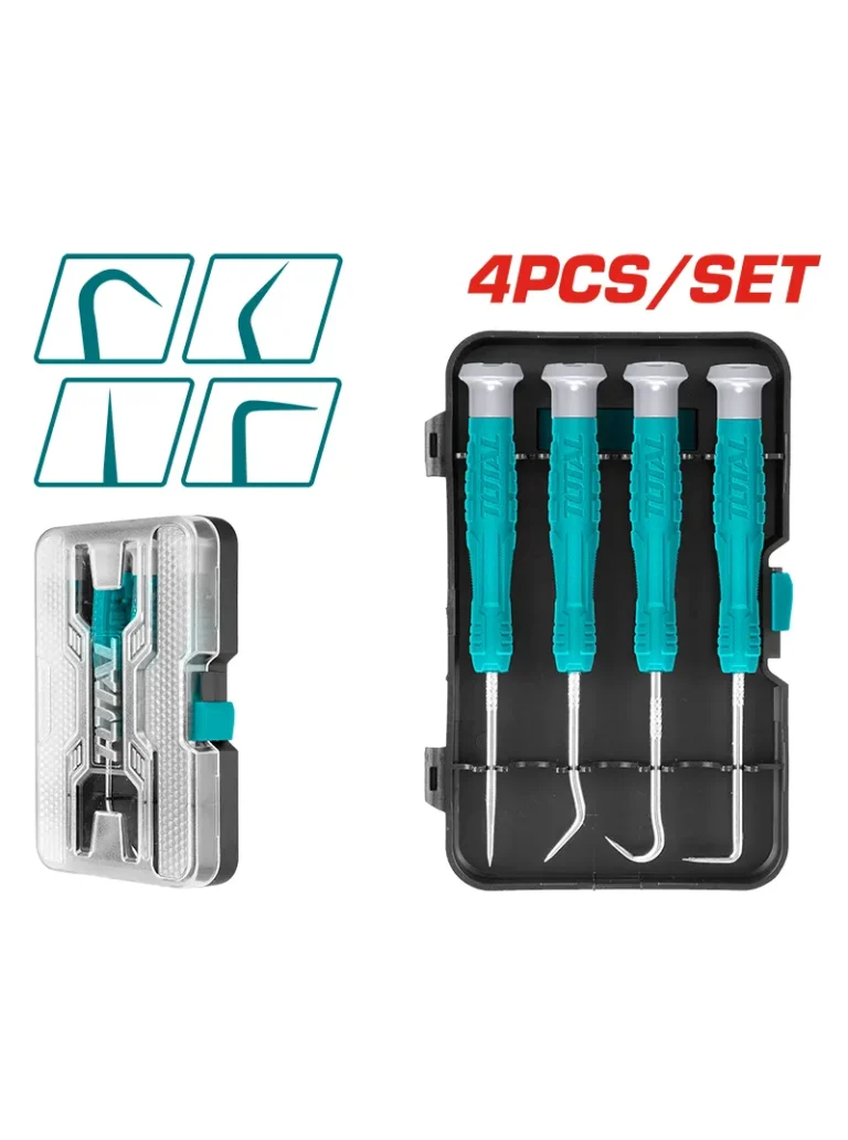 JUEGO DE 4 GANCHOS PARA EXTRAER TPHSK0401 TOTAL TOOLS