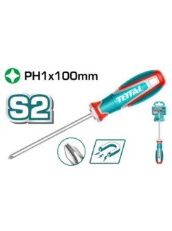 DESTORNILLADOR ESTRELLA DE 3/16" X 4" TSDPH1100 TOTAL TOOLS